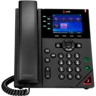 HP Poly Téléphone IP Poly OBi VVX 350 à 6 lignes et compatible PoE