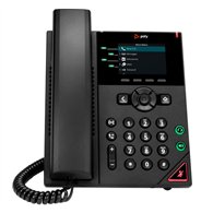 HP Poly Téléphone IP Poly VVX 250 à 4 lignes et compatible PoE GSA/TAA