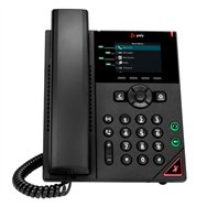 HP Poly Téléphone IP Poly VVX 250 à 4 lignes et compatible PoE GSA/TAA