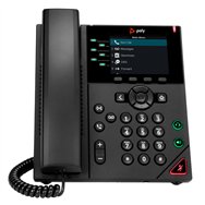 HP Poly Téléphone IP Poly VVX 350 à 6 lignes et compatible PoE GSA/TAA