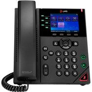 HP Poly Téléphone IP Poly OBi VVX 350 à 6 lignes et compatible PoE avec module d’alimentation