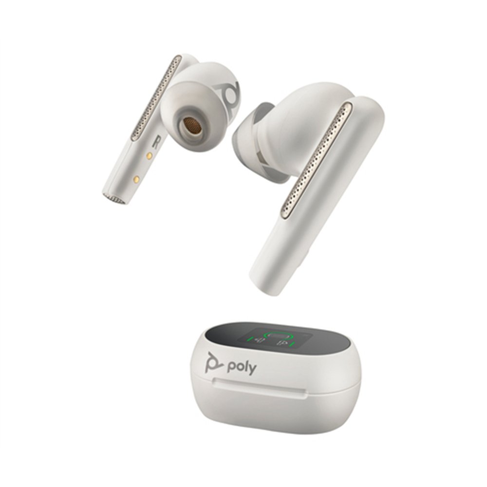 HP Poly Étui de chargement écran tactile blanc Poly Voyager Free 60+ UC pour adaptateur USB-C Poly BT700