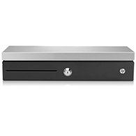HP Flip Top Till with Locking Cover caisse enregistreuse Noir, Argent
