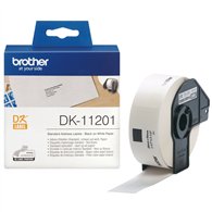 Brother DK-11201 ruban d'étiquette Noir sur blanc