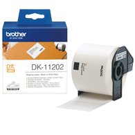 Brother DK-11202 ruban d'étiquette Noir sur blanc