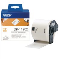 Brother DK-11202 ruban d'étiquette Noir sur blanc