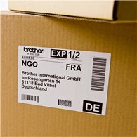 Brother DK-11202 ruban d'étiquette Noir sur blanc