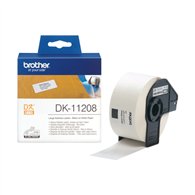 Brother DK-11208 ruban d'étiquette Noir sur blanc
