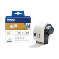 Brother DK-11208 ruban d'étiquette Noir sur blanc