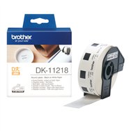 Brother DK-11218 étiquette à imprimer Blanc