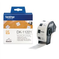 Brother DK-11221 ruban d'étiquette Noir sur blanc