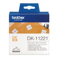 Brother DK-11221 ruban d'étiquette Noir sur blanc