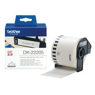 Brother DK-22205 ruban d'étiquette Noir sur blanc