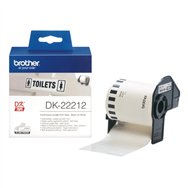 Brother DK-22212 ruban d'étiquette Noir sur blanc