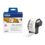 Brother DK-22225 ruban d'étiquette Noir sur blanc
