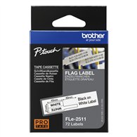 Brother FLE2511 ruban d'étiquette Noir sur blanc