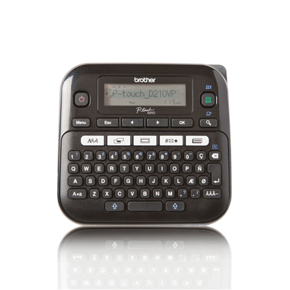 Brother PT-D210VP imprimante pour étiquettes Transfert thermique 180 x 180 DPI 20 mm/sec QWERTY