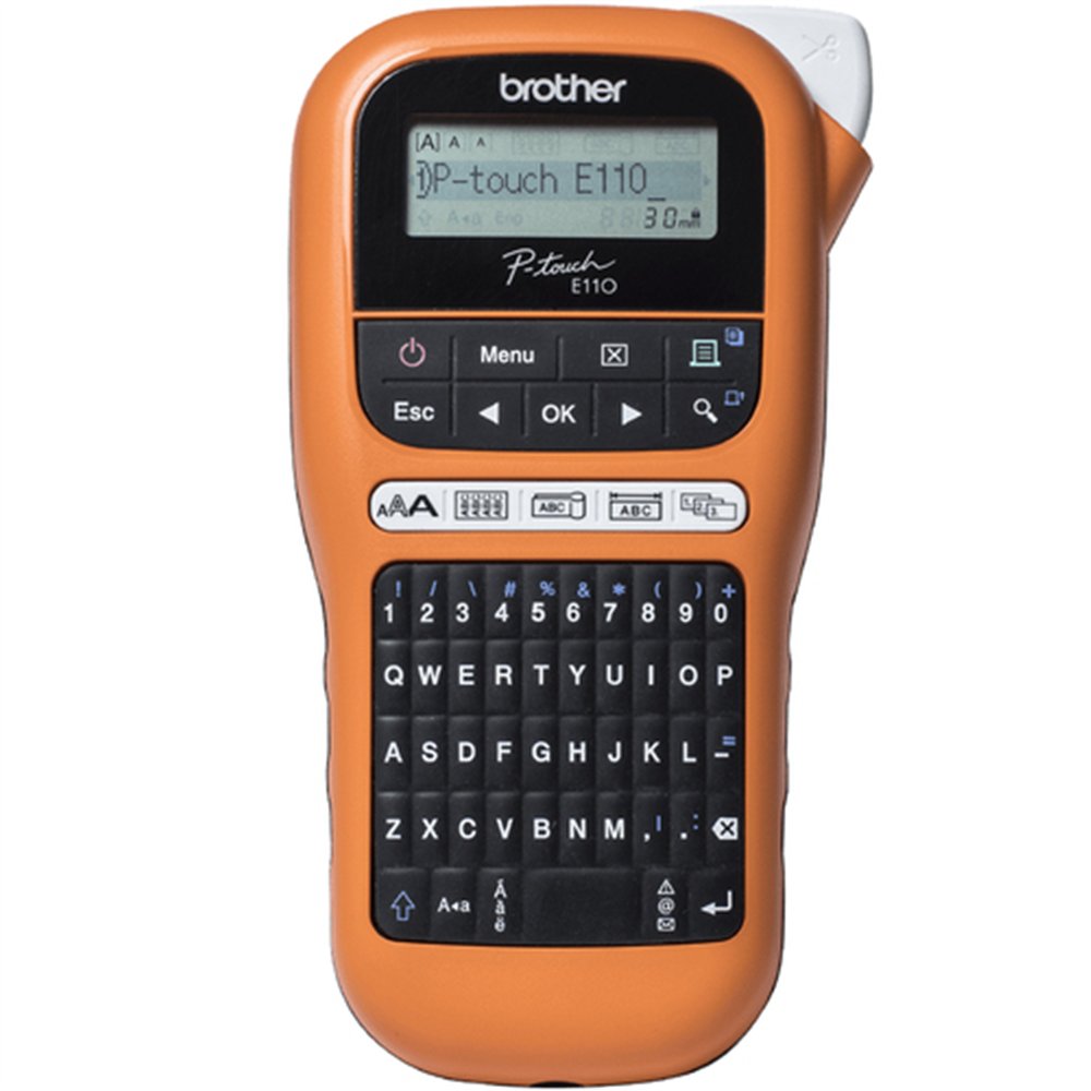 Brother PTE110VPYP1 imprimante pour étiquettes 180 x 180 DPI 20 mm/sec TZe QWERTY