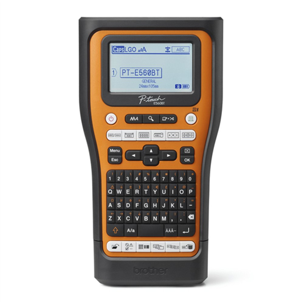 Brother PT-E560BTSP imprimante pour étiquettes Transfert thermique 180 x 180 DPI 30 mm/sec Avec fil &sans fil HSE/TZe Bluetooth