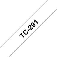 Brother TC-291 ruban d'étiquette Noir sur blanc