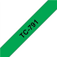 Brother TC-791 ruban d'étiquette Noir sur vert