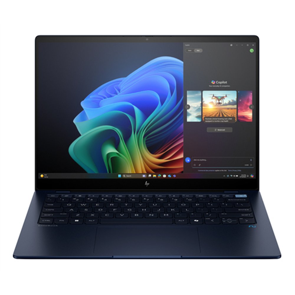 HP EliteBook G1q AI PC Copilot+ PC Snapdragon X1E-78-100 Ordinateur portable 35,6 cm (14") Écran tactile 2.2K 16 Go