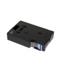 Brother Laminated Labelling Tape - 9mm, Black/Clear Matt ruban d'étiquette TC