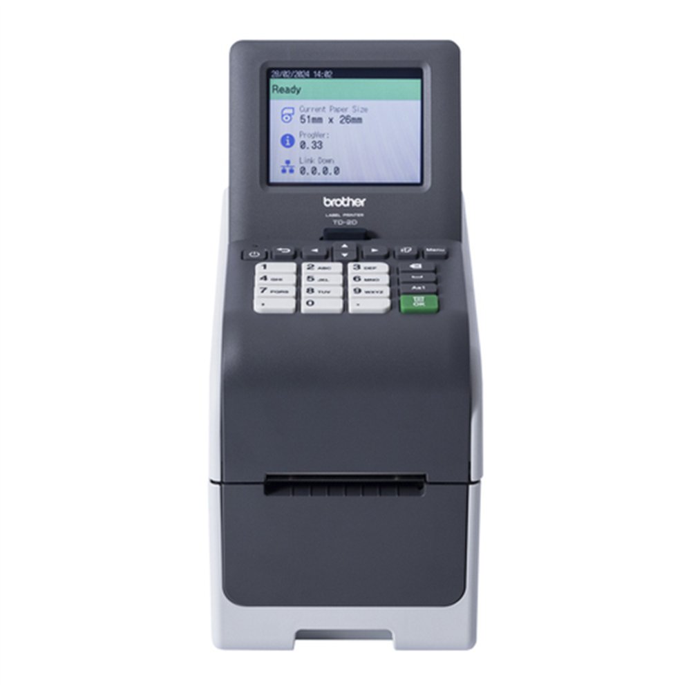 Brother TD-2350DSA203 imprimante pour étiquettes Thermique directe 203 x 203 DPI 152 mm/sec Avec fil &sans fil Ethernet/LAN