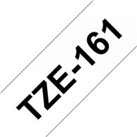 Brother TZE-161 ruban d'étiquette Noir sur transparent
