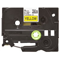 Brother TZE-FX621 ruban d'étiquette Noir sur jaune