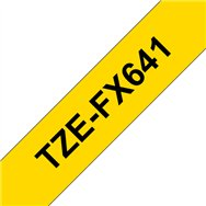 Brother TZE-FX641 ruban d'étiquette Noir sur jaune TZ