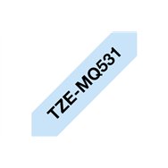 Brother TZEMQ531 ruban d'étiquette Noir sur bleu TZe