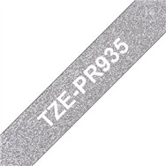 Brother TZE-PR935 ruban d'étiquette Blanc sur argent