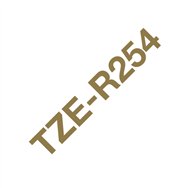 Brother TZE-R254 ruban d'étiquette Doré sur blanc