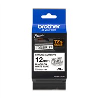 Brother TZE-S231 ruban d'étiquette Noir sur blanc TZ