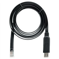 QNAP CAB-CONSOLE-URJ45-1M8 câble USB 1,8 m RJ-45 USB A Noir