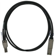 QNAP CAB-SAS05M-8644-8088 câble Serial Attached SCSI (SAS) 1 m Noir, Métallique