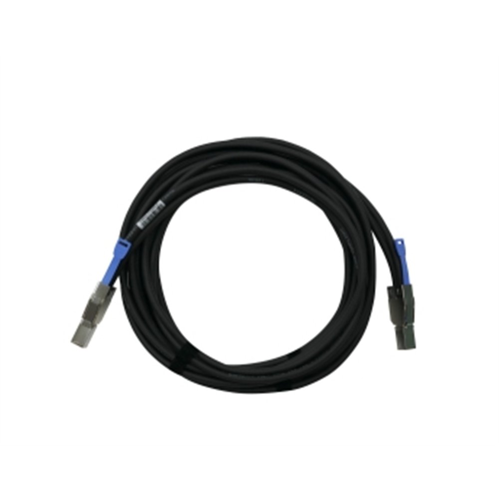 QNAP CAB-SAS30M-8644 câble Serial Attached SCSI (SAS) 3 m Noir, Métallique