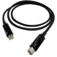 QNAP CAB-TBT20M Câble Thunderbolt 1 m Noir