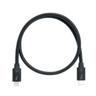 QNAP CAB-TBT4-0M5 Câble Thunderbolt 0,5 m 40 Gbit/s Noir