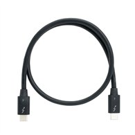 QNAP CAB-TBT4-0M5 Câble Thunderbolt 0,5 m 40 Gbit/s Noir