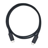 QNAP USB3.1 GEN2 10G 1.0M TYPE-C TO TYPE-C CABLE câble USB USB 3.2 Gen 2 (3.1 Gen 2) 1 m USB C 10 Gbit/s Noir