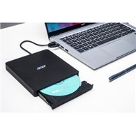 Acer Portable DVD Writer AXD001 lecteur de disques optiques DVD±RW Noir