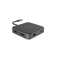 Acer 7-in-1 USB 4 Dongle Avec fil USB4 Noir, Argent