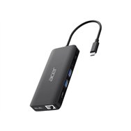 Acer USB Type-C Dongle 12-in-1 Black Avec fil USB 3.2 Gen 1 (3.1 Gen 1) Type-C Noir