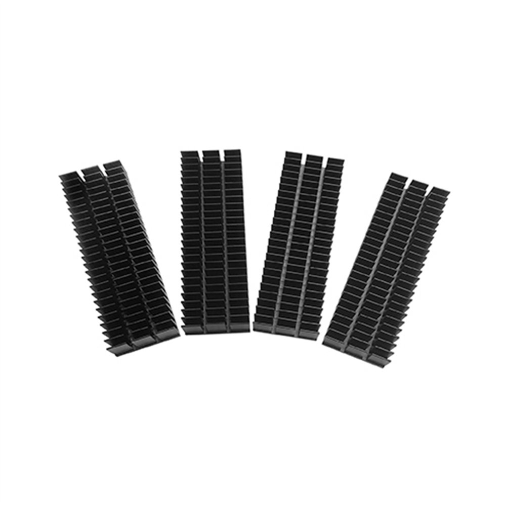 QNAP HS-M2SSD-04 système de refroidissement d’ordinateur Disque électronique Dissipateur thermique/Radiateur Argent