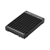 QNAP QDA-U2MP Boîtier de disques de stockage Enceinte ssd Noir M.2