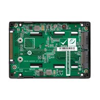 QNAP QDA-U2MP Boîtier de disques de stockage Enceinte ssd Noir M.2