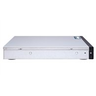 QNAP QGD-1600P Géré Gigabit Ethernet (10/100/1000) Connexion Ethernet, supportant l'alimentation via ce port (PoE) 1U Noir, Gris