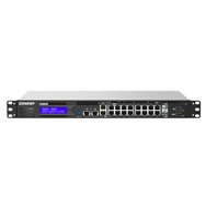QNAP QGD-1602P Géré L2 Gigabit Ethernet (10/100/1000) Connexion Ethernet, supportant l'alimentation via ce port (PoE) 1U Noir,